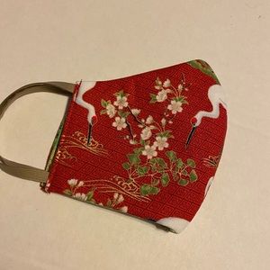 Asian Cranes Double-sided Face Mask